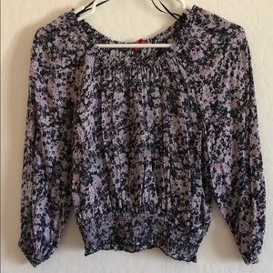 Floral off the shoulder top